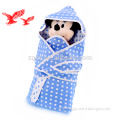 Hot Sale White Color Custom Organic 100% Cotton Baby Towel With Hood
